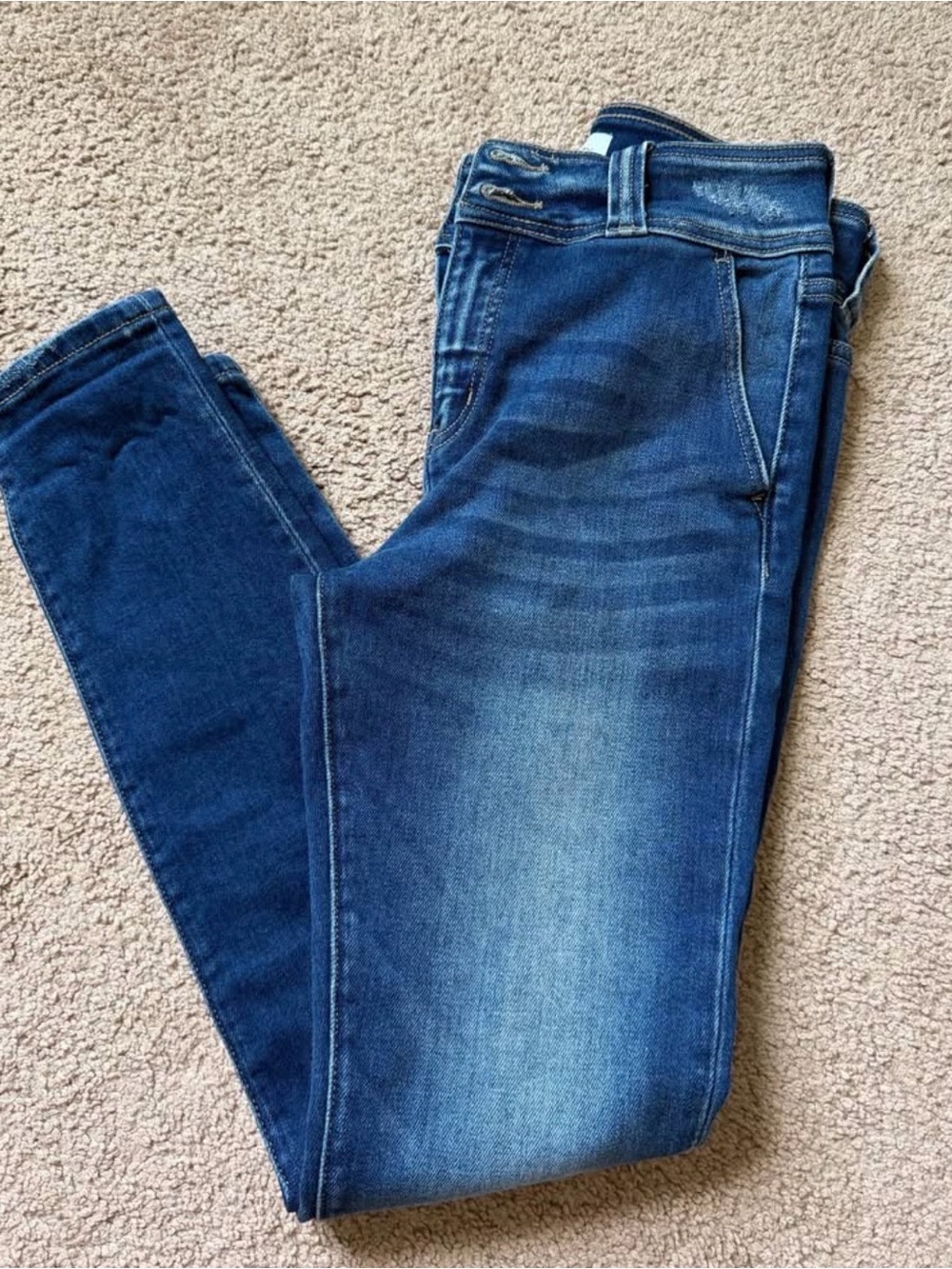 KanCan Women's Skinny Jeans in Blue Wash